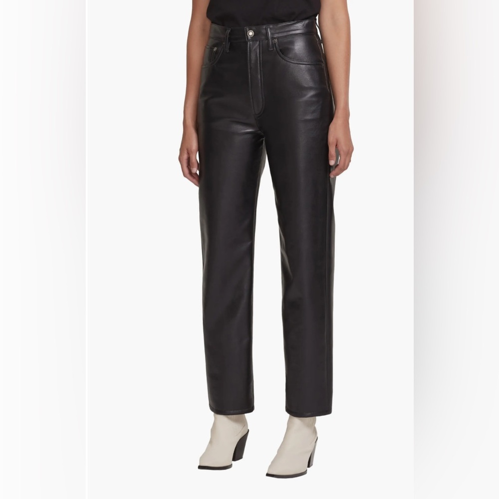 Agolde Recycled Leather 90s Pinch Waist Pants E26